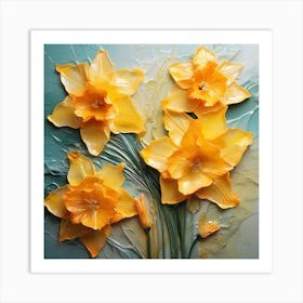 Daffodils 31 Art Print