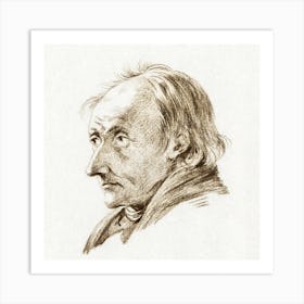 Bust Of Man, Jean Bernard Art Print