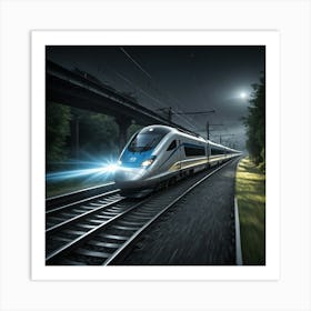 High Speed Train 12 Art Print