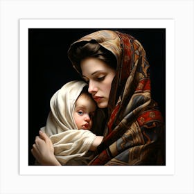 Madonna And Child 2 Art Print