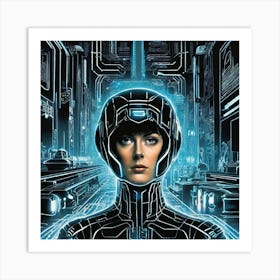 Tron 2 Art Print