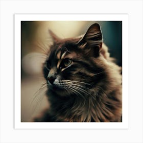 Portrait Of A Cat 2 Art Print