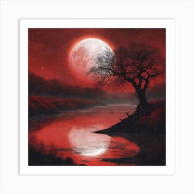 Full Moon Art Print