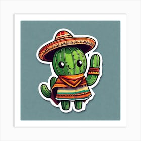 Mexican Cactus 34 Art Print