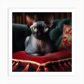 Sphinx-cat 2 Art Print