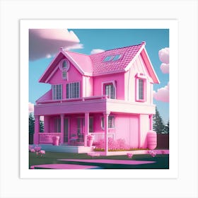 Barbie Dream House (550) Art Print
