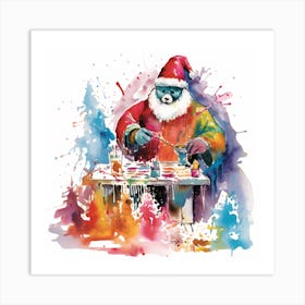 Santa'S Workshop Art Print