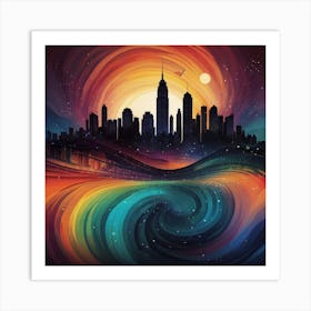 New York City Skyline Art Print