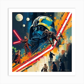 Star Wars The Force Awakens 7 Art Print