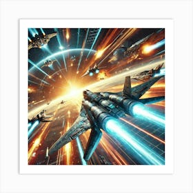 Solar Strikers Special Ability Converted Art Print