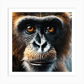 Chimpanzee Portrait 26 Art Print