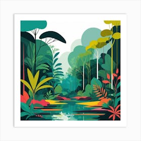 Tropical Jungle Art Print