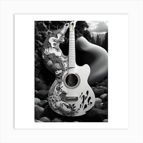 Yin and Yang in Guitar Harmony 20 Art Print