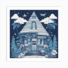 House In The Woods Art Print