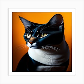 Cat Portrait Art Print