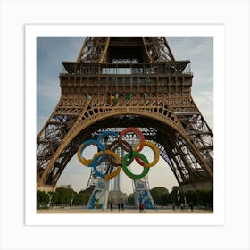 Olympic Rings Art Print