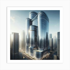 Futuristic Skyscraper 3 Art Print