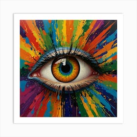 Eye Of The Rainbow 2 Art Print