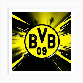 Borussia Dortmund Logo Wall Art Art Print