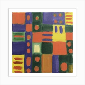 Abstract Squares 1 Art Print