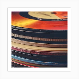 Vinyl Records 16 Art Print