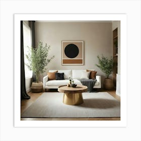 Modern Living Room 70 Art Print