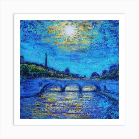 Sunlight Over The Seine Art Print