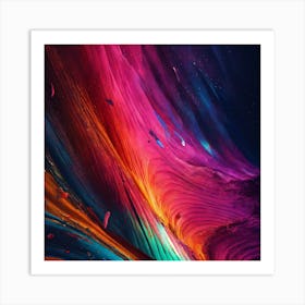  Abstract Pride Rainbow Art Print