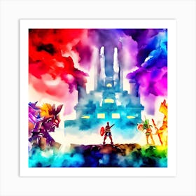 Rainbow Horizons Art Print