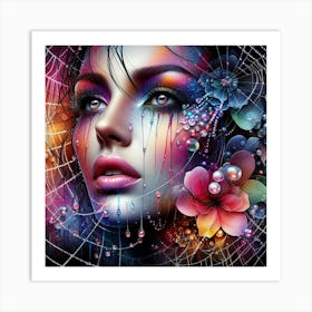 Web Of Love Art Print