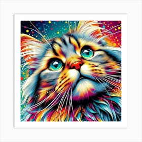 Feline Creative Cat Illustration 91 1 Art Print