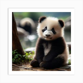 Panda Cub 1 Art Print