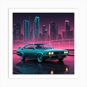 Futuristic Cityscape 10 Art Print