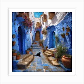 292619 A Creative Image Of The Moroccan City Of Chefchaou Xl 1024 V1 0 Art Print