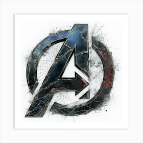 Avengers - Logo Art Print