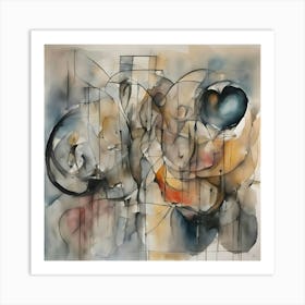 Abstract Painting 1 Art Print