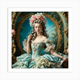 Victorian Lady Art Print