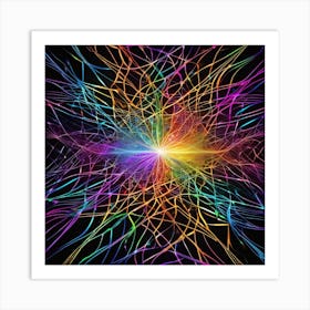 Abstract Fractal 25 Art Print