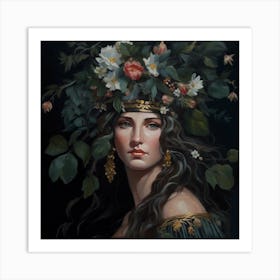 Greek Goddess 4 Art Print