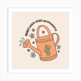 Scorpio Watering Can Art Print