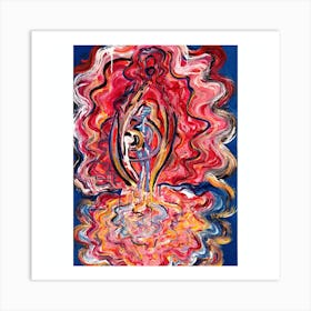 Abstract Of A Woman Art Print