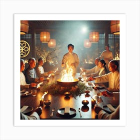 Sovereign Flame Interactive Taoist Fire Rituals Art Print