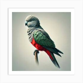 Parrot On A Branch 5 Art Print