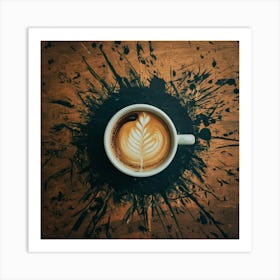 Coffee Latte Art 54 Art Print