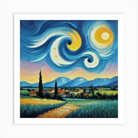 Starry Night Art Print