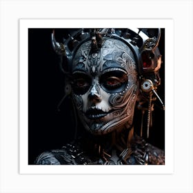 Skeleton Woman 1 Art Print