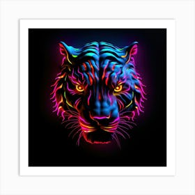 Neon Tiger 7 Poster