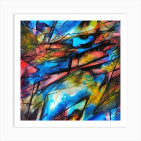 Abstract painting art 13 Art Print