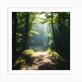 Path In The Woods Art Print