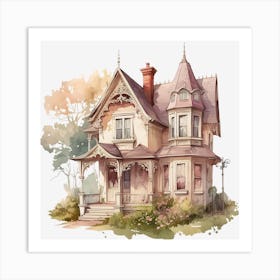 Victorian House 1 Art Print